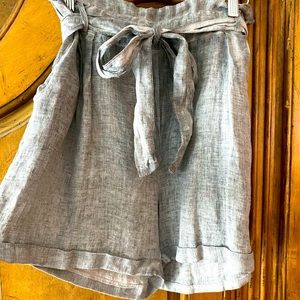 NWT made in Italy Suzy D London Linen Shorts